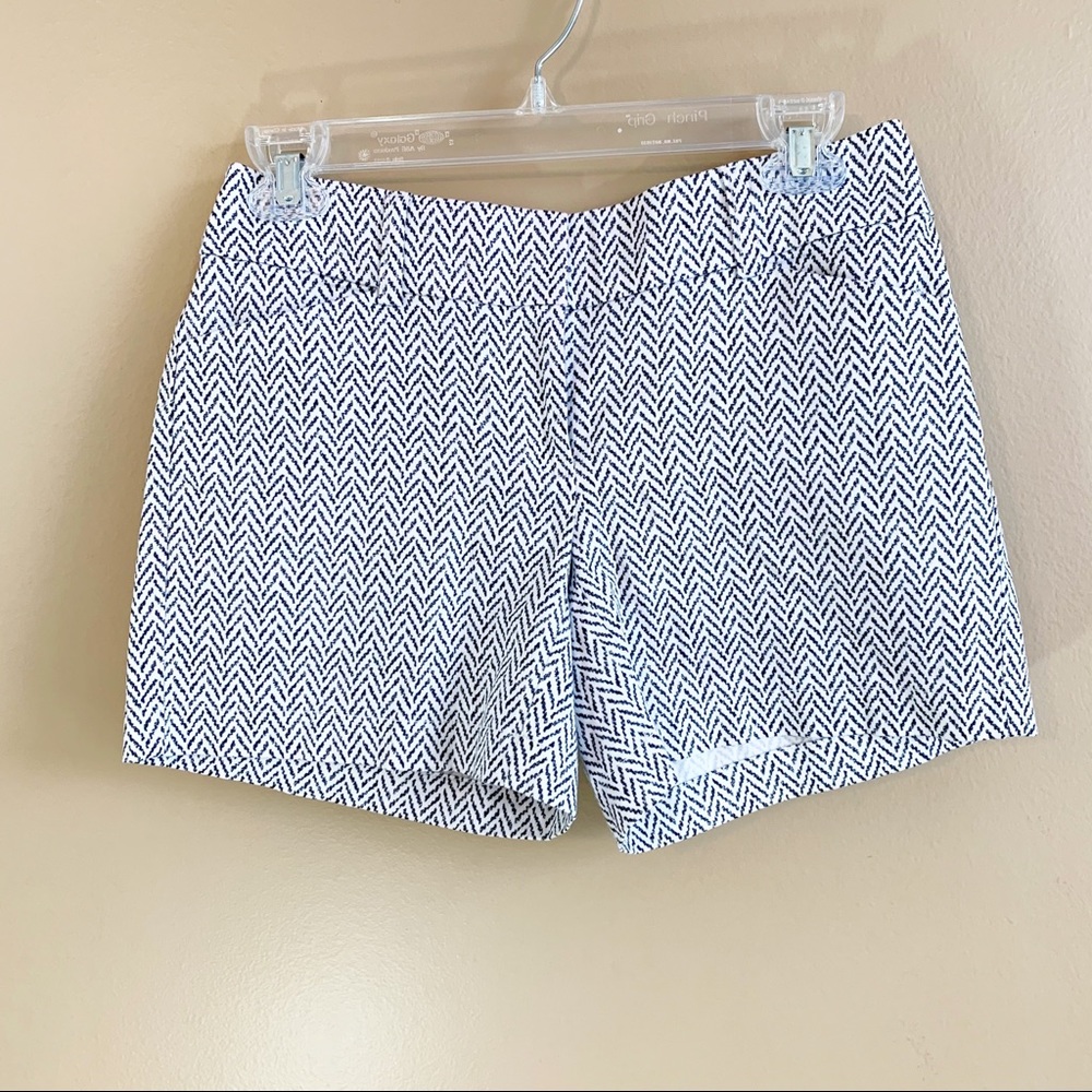 WHBM print shorts dress pockets 5” inseam 00 - Picture 1 of 7